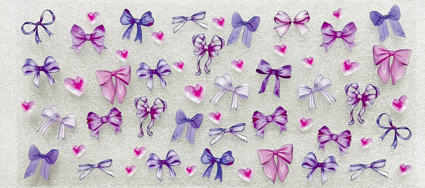 Bows, Flowers, Fruit, Hearts etc