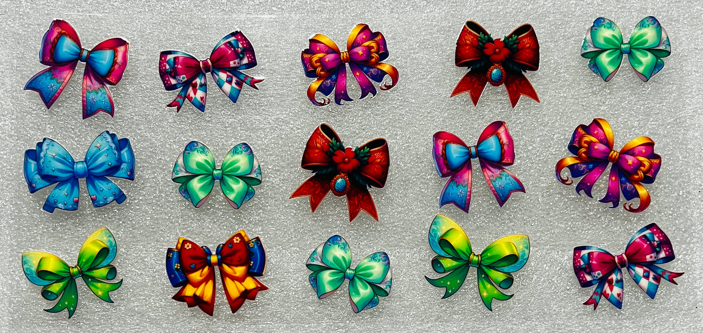 Bows, Flowers, Fruit, Hearts etc
