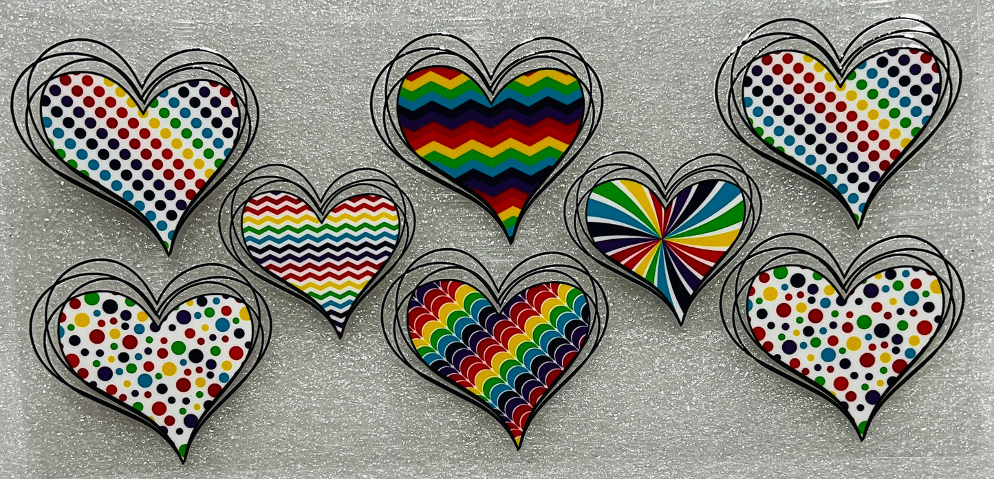 Bows, Flowers, Fruit, Hearts etc