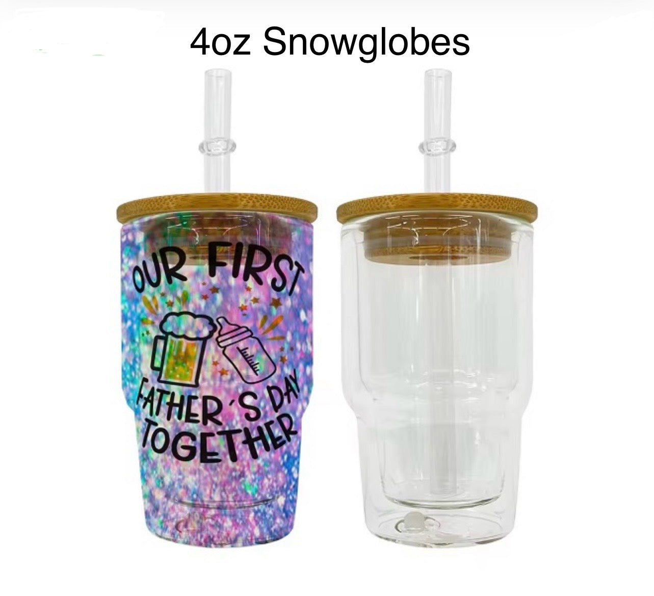 Snowglobe & Shot Glass Size