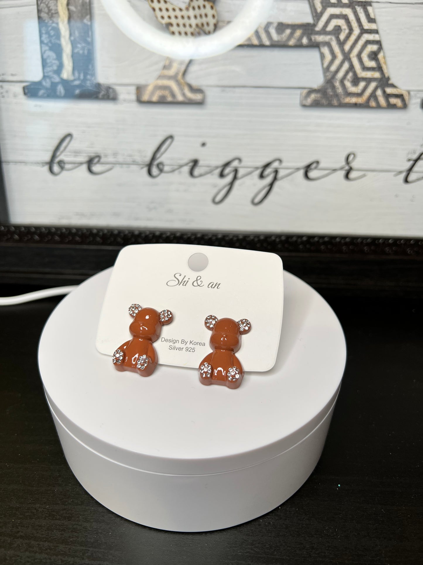 Teddy Bear Studs